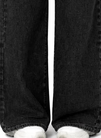 Premium Black Baggy Wide Leg Jeans | High Waist Oversized Denim Pants | Streetwear Aesthetic 3